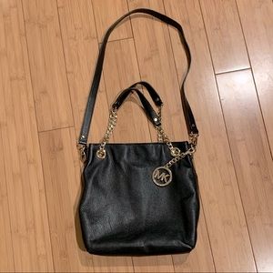 Authentic Michael Kors leather shoulder bag